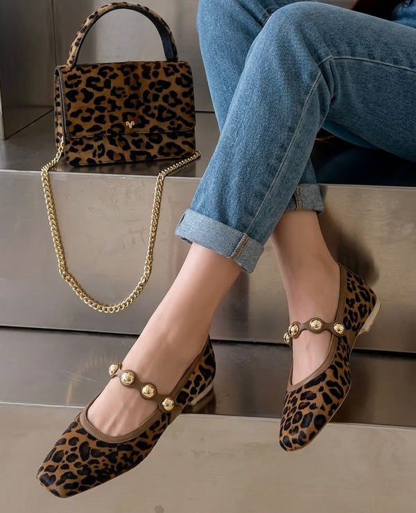 Baleta 838 Print Leopardo