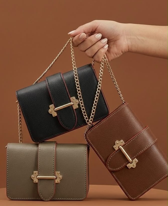 Bolso 85139 Café - Negro - Taupe Oscuro