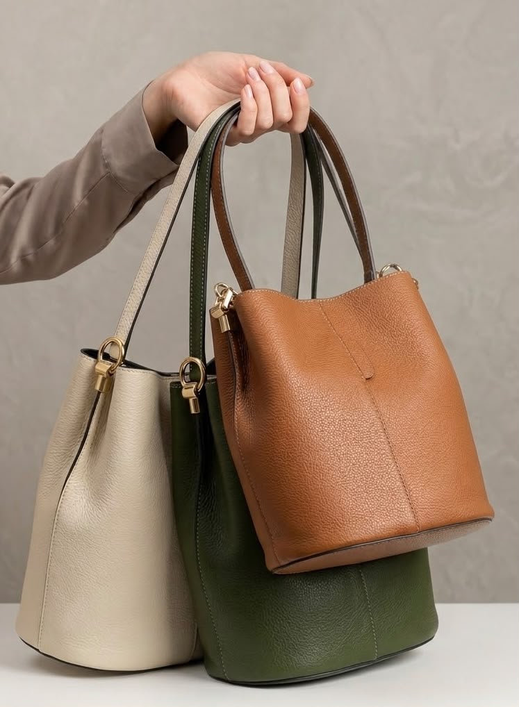 Bolso 85777 Verde Militar - Miel - Beige