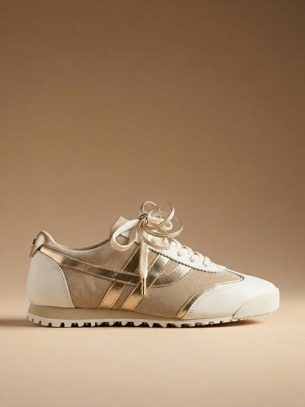 Tenis C-22 Carnaza Arena X Blanco Ostra X Oro