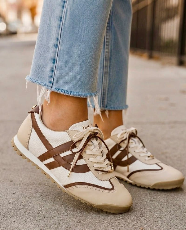 Tenis C-22 Blanco Ostra X Savia X Coñac