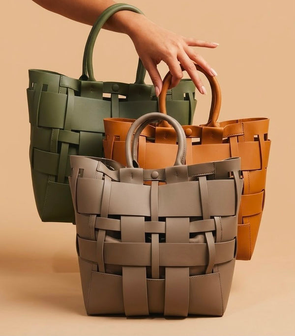Bolso TR06 Verde - Taupe - Miel Pequeño