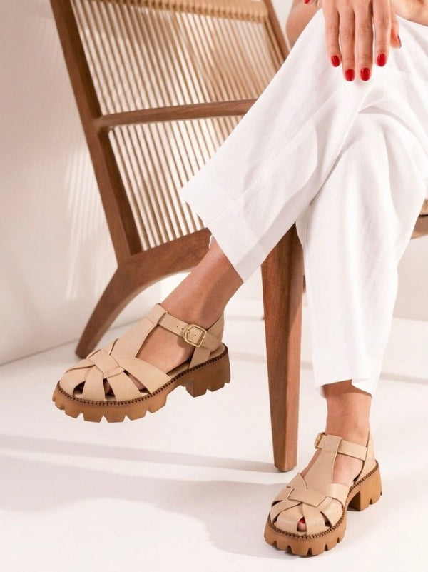 Sandalia Chunky 1124 Taupe