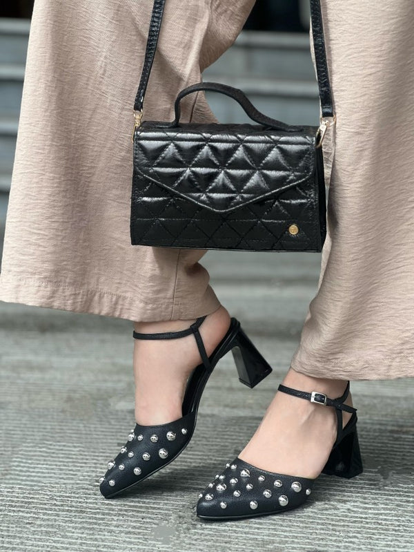 Zapato Tac N K-817 Negro X Taches