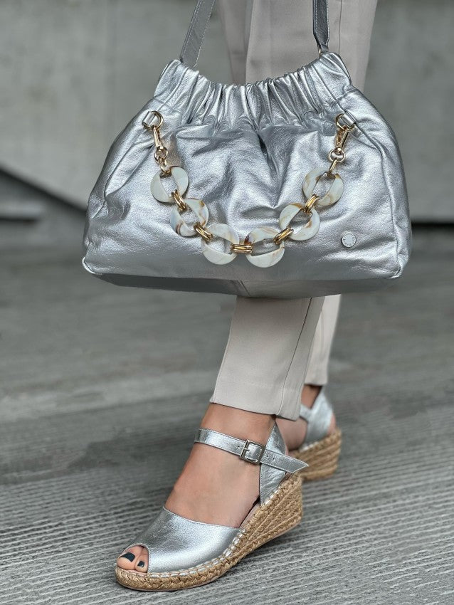Sandalia Yute 4482 Plata