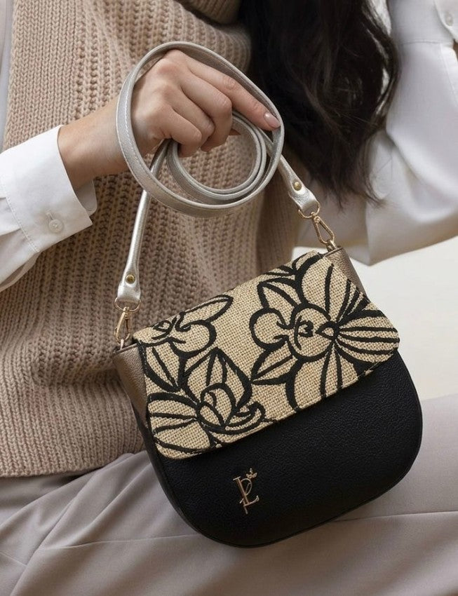 Bolso 1954 Lmp Negro x Bronce