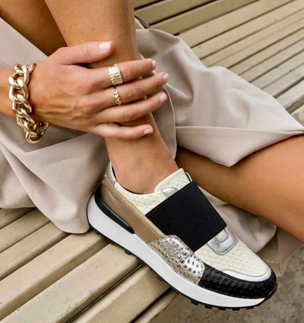 Tenis D-13 Blanco Ostra X Negro