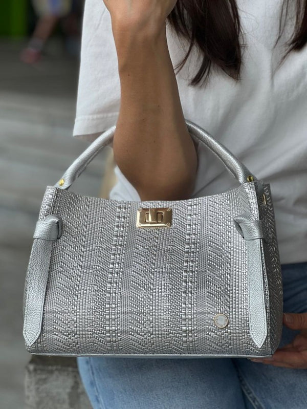 Bolso 958 Plata Peque O
