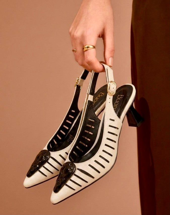 Stiletto Mara 560 Marfil X Negro