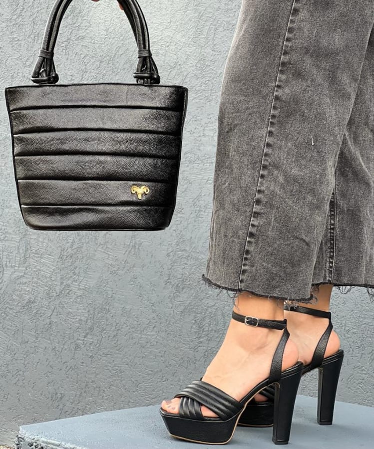 Sandalia Tacon 2767 Color Negro