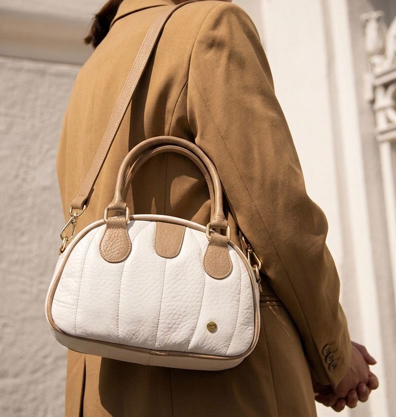Bolso 2622 Blanco Ostra x Capuchino