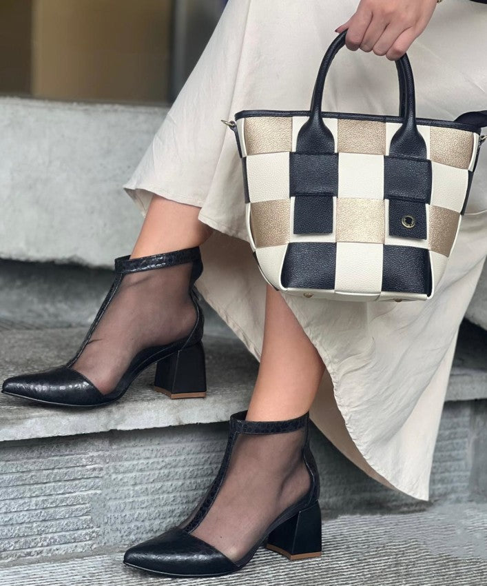 Botin 2354 Malla X Folia Negra