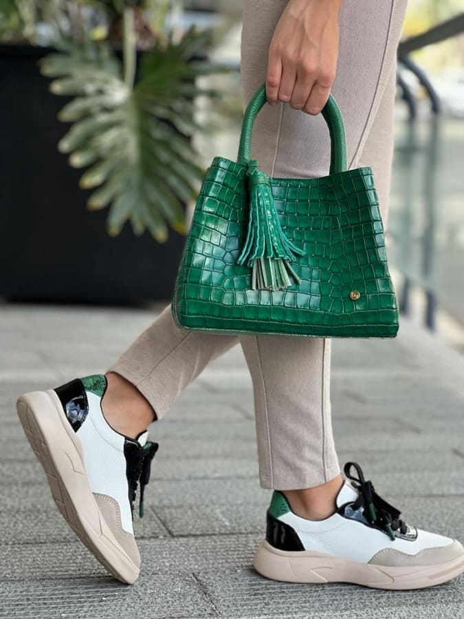 Tenis D-42 Blanco X Pluma