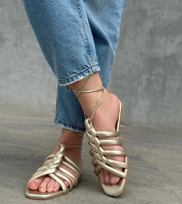 Sandalia 9000 Dorada