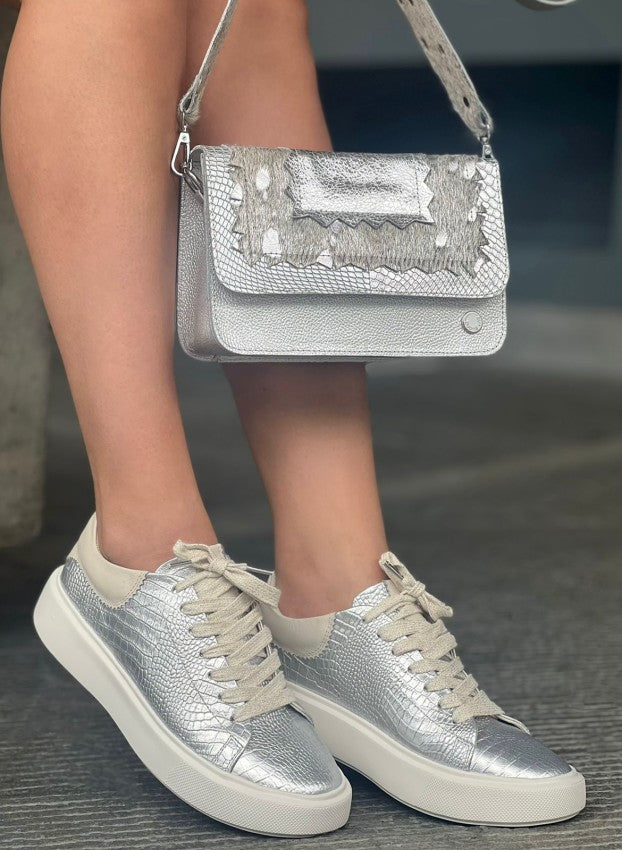 Tenis Ana Plata X Talonera Talco