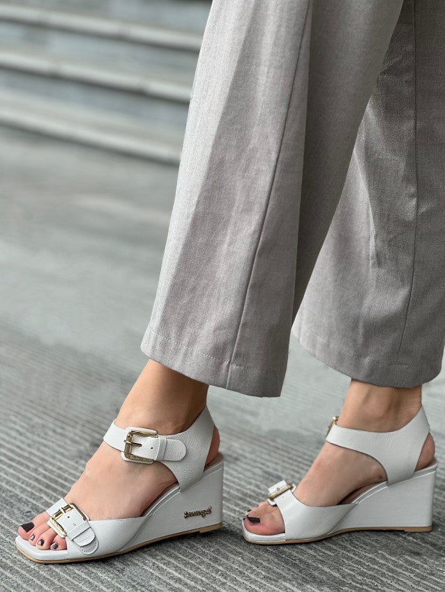Sandalia Clavel Off White