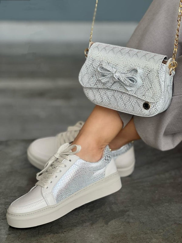 Tenis Lizzy Blanco Arena X Plata
