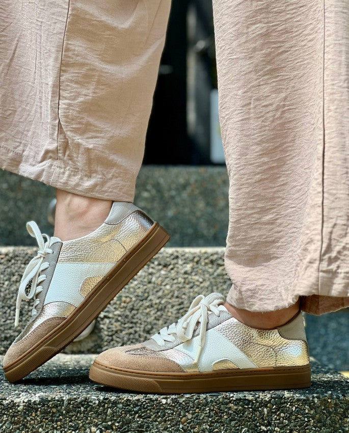 Tenis Paty Oro X Blanco X Arena