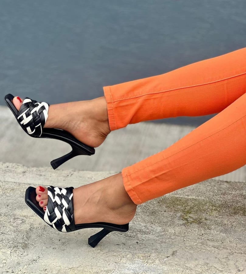 Sandalia 7131 Negro X Talco