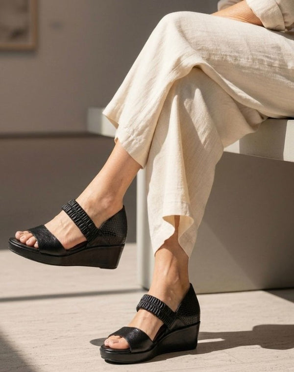 Sandalia 6114 Folia Negro