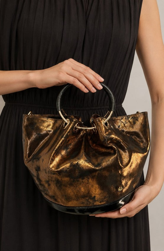 Bolso Selena Bronce x Negro