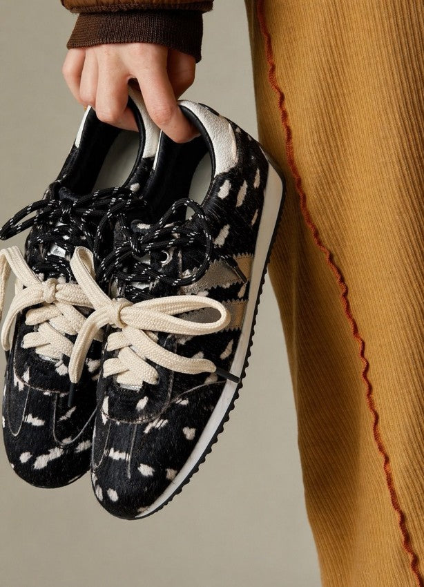Tenis 938 Pelo Bambi Negro