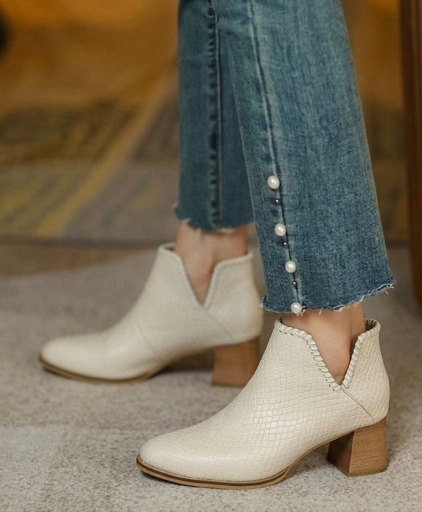 Botin 5213 Blanco Talco