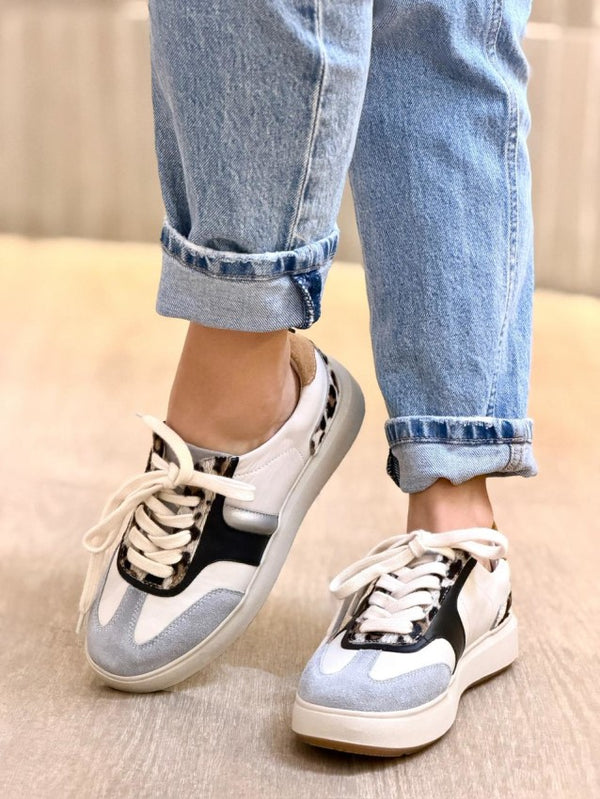 Tenis Aura Blanco X Gris X Pelo