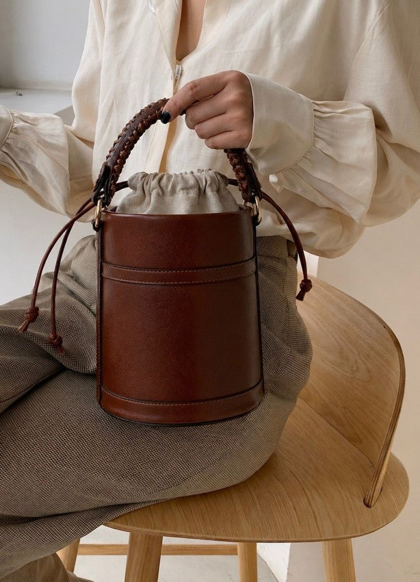 Bolso Balde Solier Tejido Co Ac