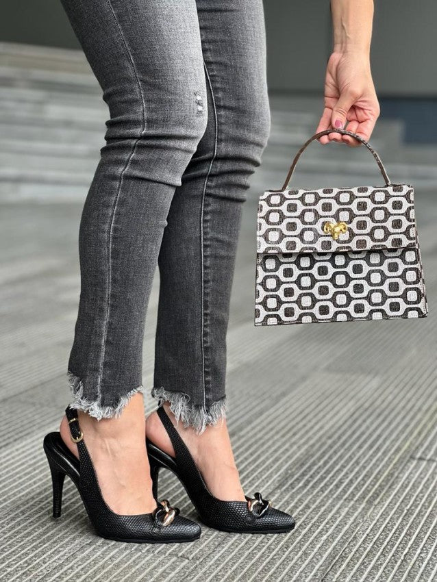 Zapato Tacon 3733 Negro