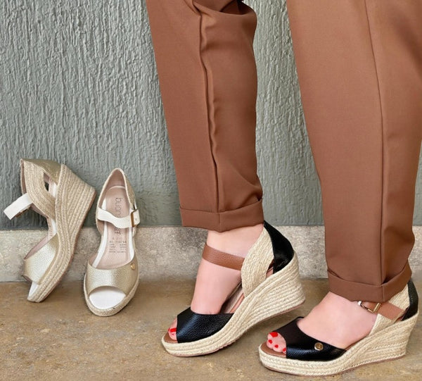 Sandalia 1186 Oro X Talco